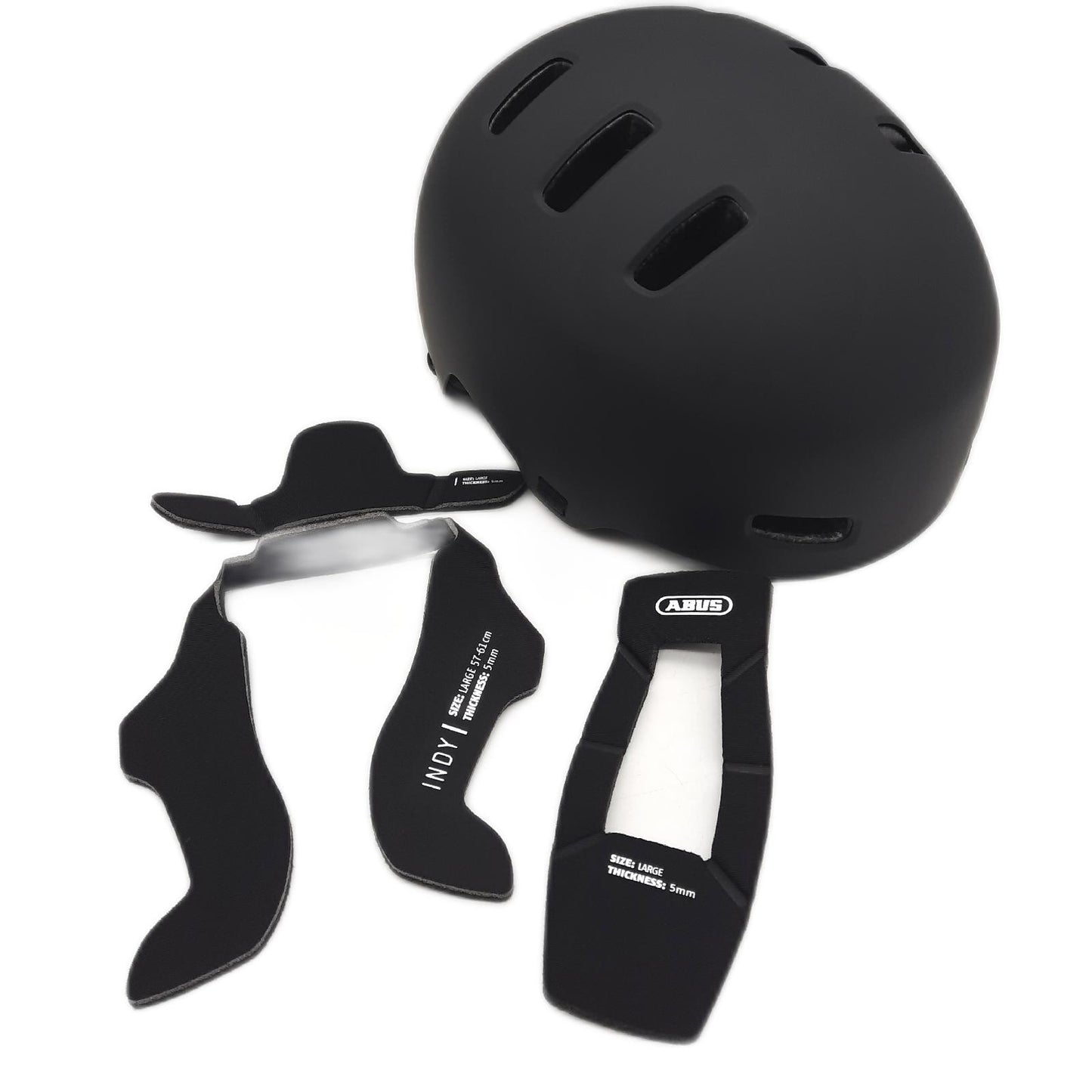 ABUS Fahrradhelm Helm Kopfschutz INDY optimierte Stoßdämpfung für MTB Dirt Skate Slope Sicherheit Fahrrad Zubehör