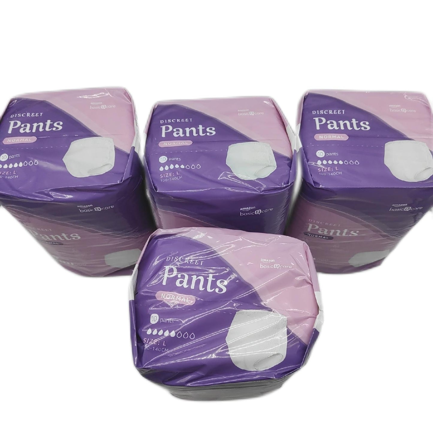 Amazon Basic Care Damen Pants Einweg Hygiene Large 40 Stück Diskret Sicher Atmungsaktiv Komfort