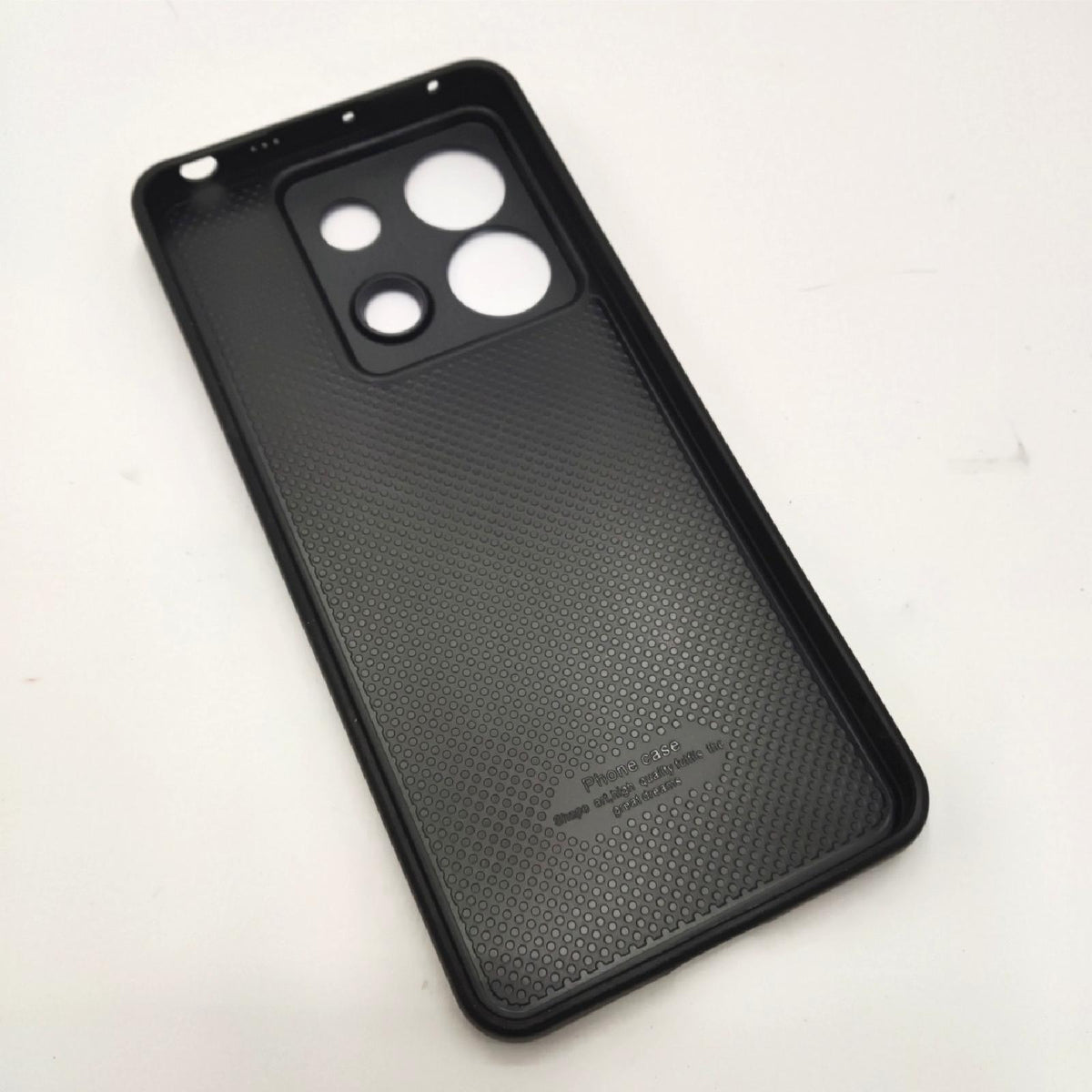 RankOne Hülle kompatibel mit Redmi Note 13 Pro 5G / Poco X6 5G 6.67" Stoßfeste Silikonhülle Handyhülle - Schwarz