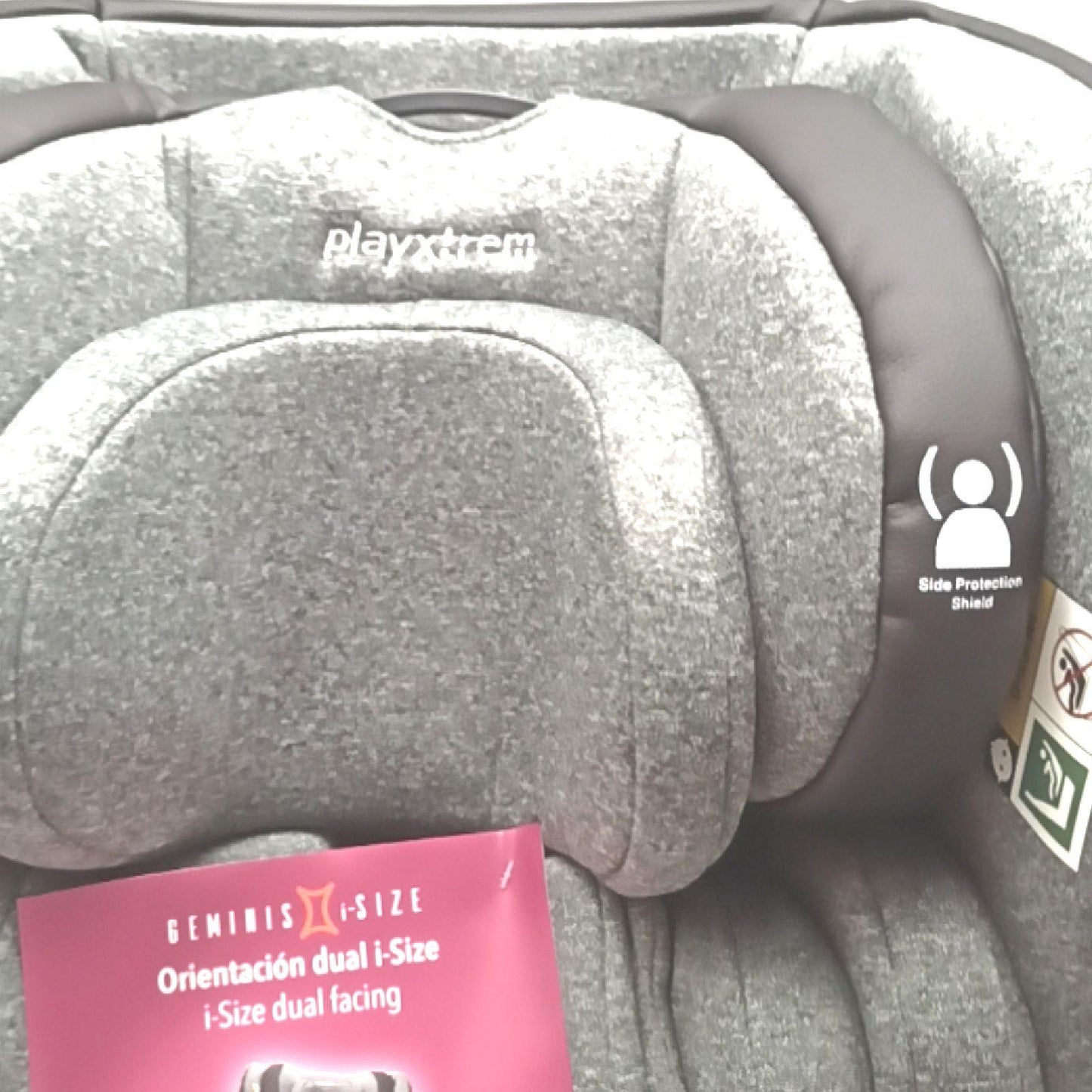 Playxtrem Autositz Kindersitz Sicherheit I Size Rock Unisex einfach montieren sicher fahren