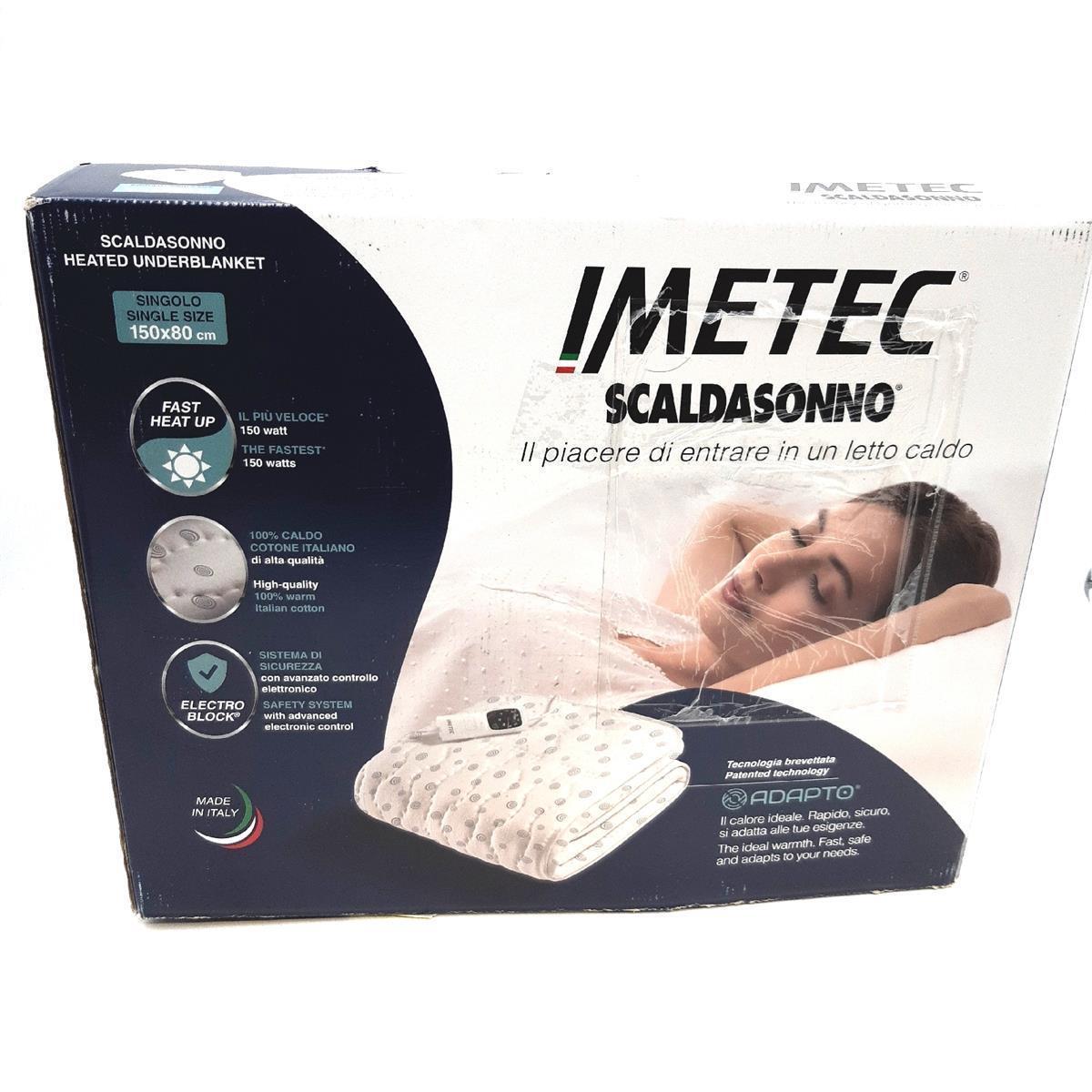 Imetec Adapto Einzelbettwärmer Heiztechnologie 150 x 80cm Wohlfühlbettwärmer