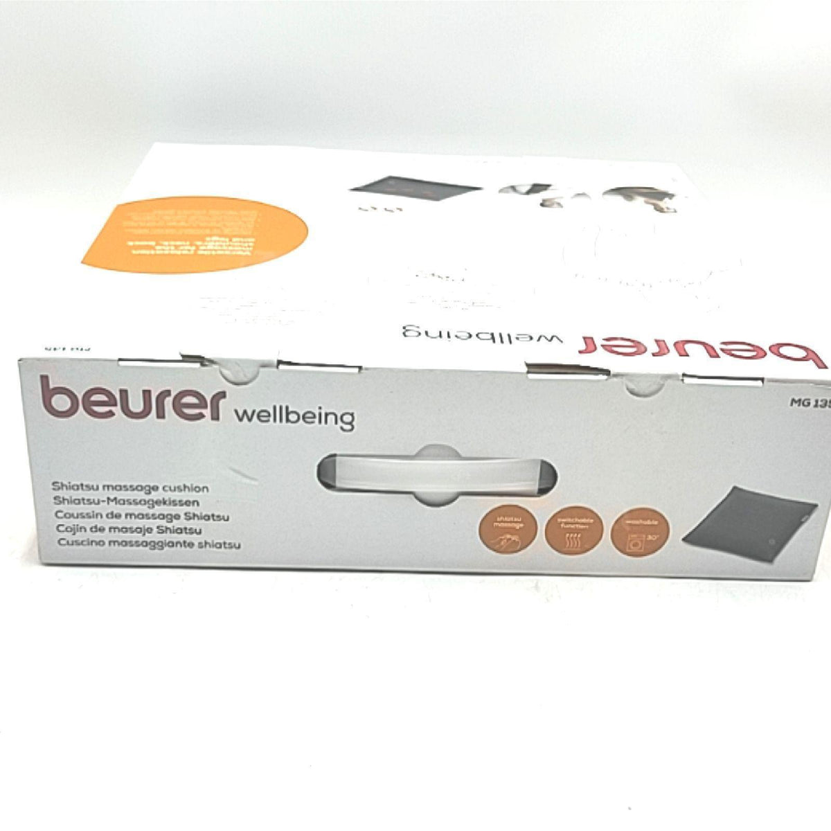 Beurer Massagekissen Körpermassage Wellness Wärmefunktion 4 Massageköpfe Shiatsu Entspannung