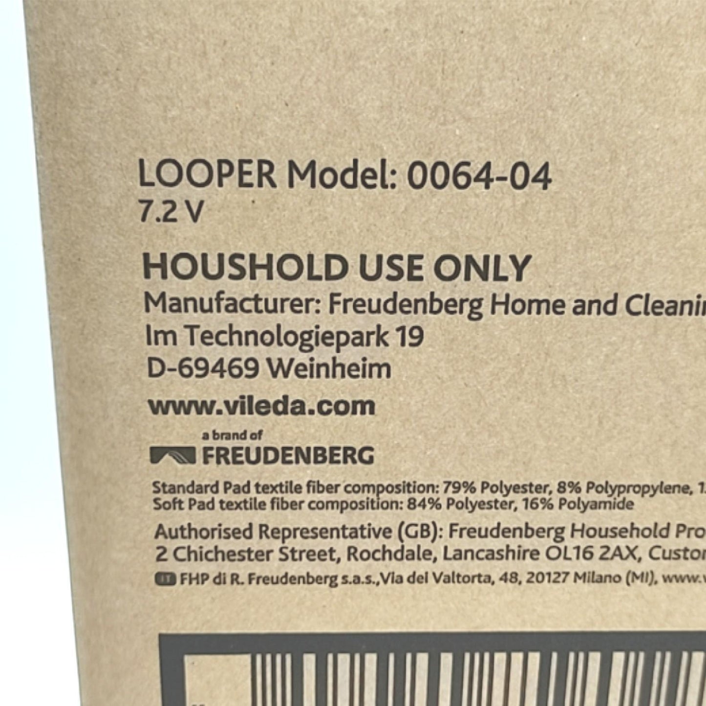 Vileda elektrischer Sprühmopp Haushalt Bodenwischer Looper praktisch sauber