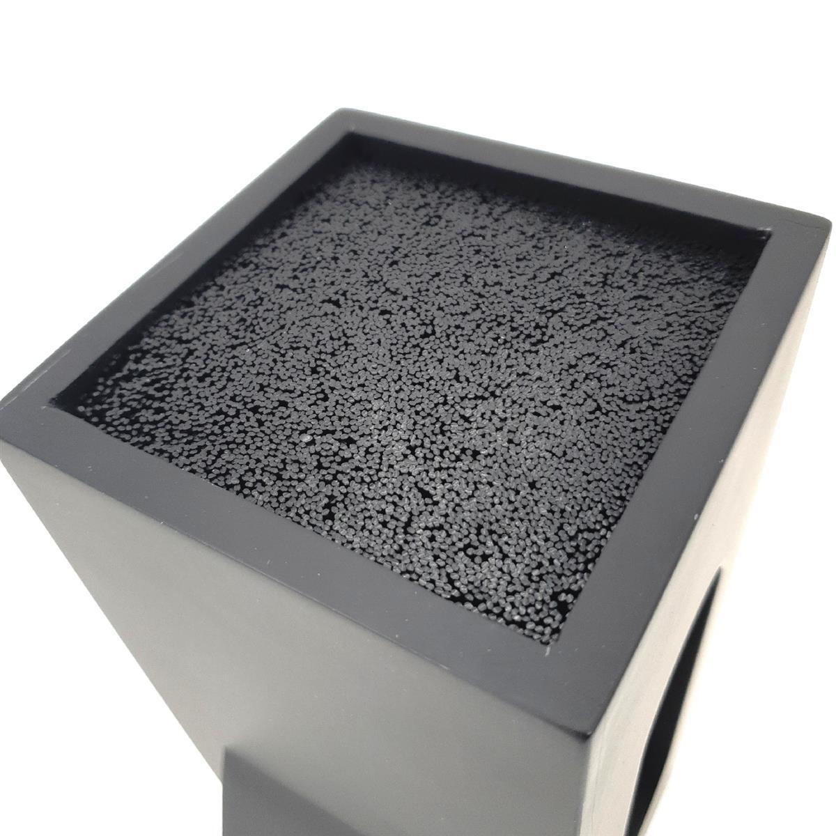 Richardson Sheffield Messerblock Küchenhelfer Universal Schwarz Spaghetti Borsten Platzsparend Klingenschon