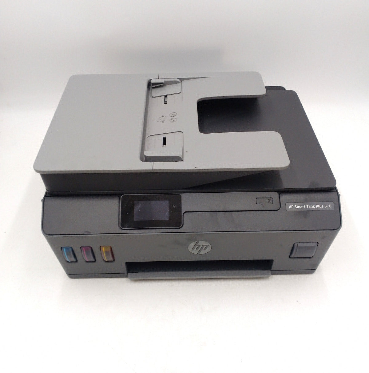 HP Smart Tank Plus 570 Multifunktionsdrucker Defekt Schlitten fährt gegen Gehä