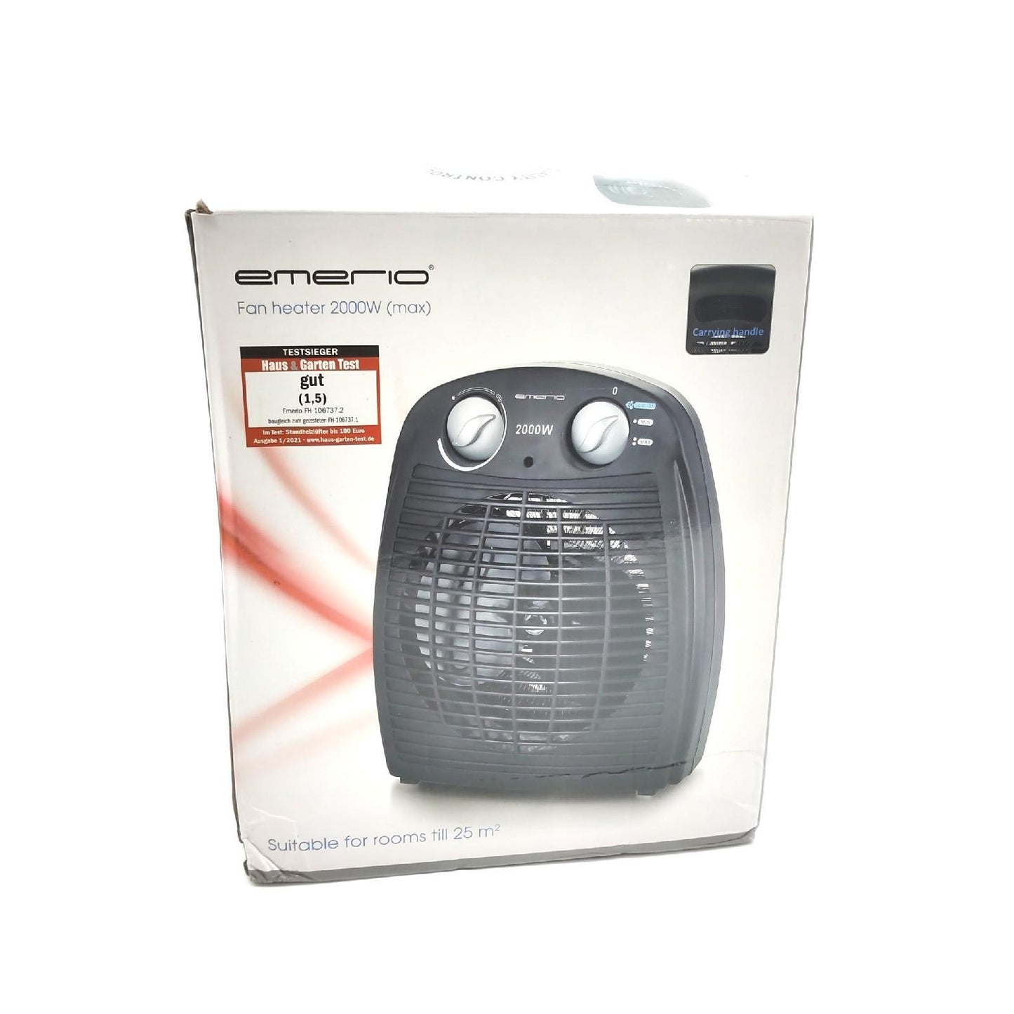 Emerio FH-106737.2 Note 1.5 Kleiner kompakter portabler Heizlüfter 20 (29,99)