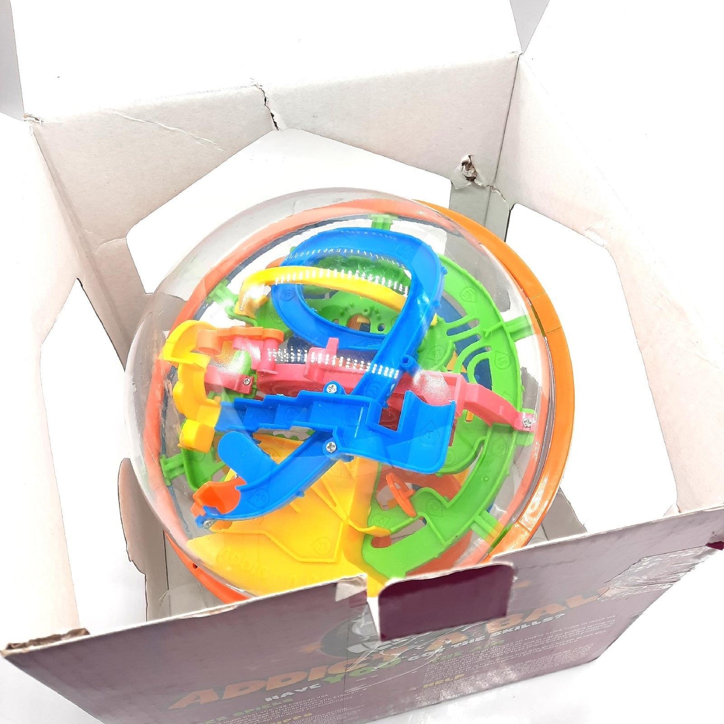 ADDICTABALL 3D Kugellabyrinth Spielzeug Geschicklichkeit 3D Puzzle