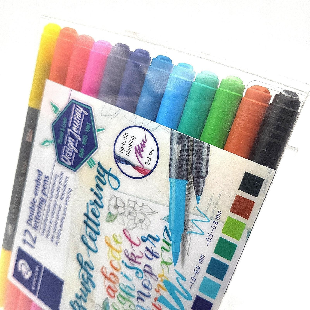 STAEDTLER 3004 Doppelfasermaler Handlettering – 12er Set