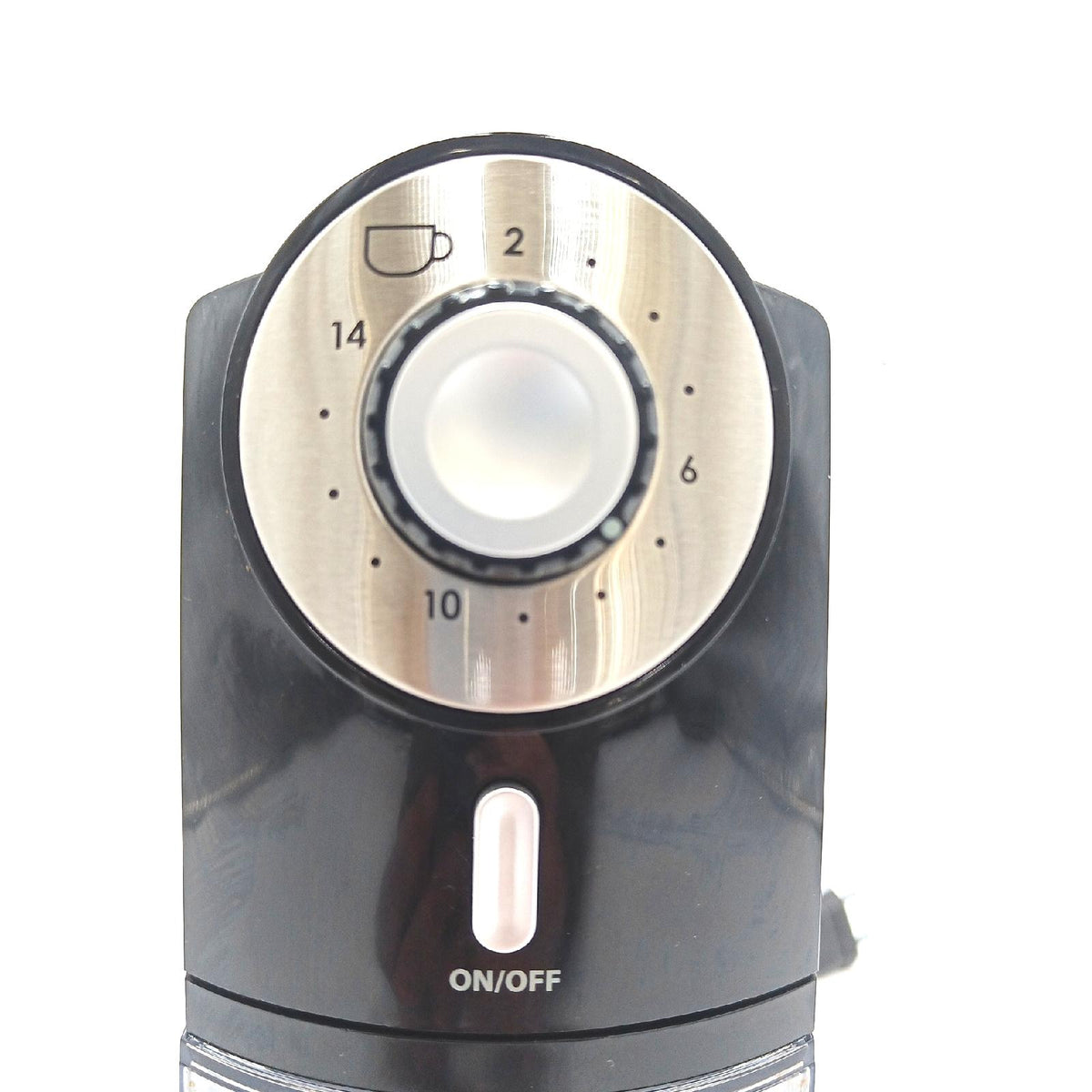 Melitta Kaffeemühle Küchengeräte Molino elektrische Kaffeemühle Scheibenmahlwerk schwarz