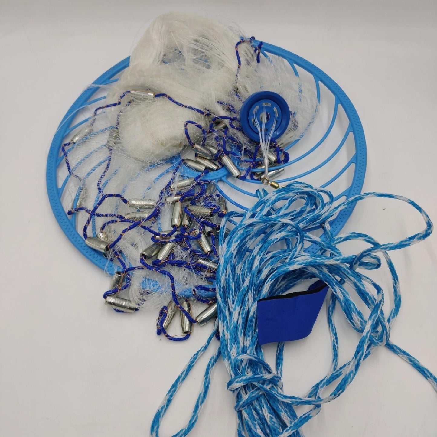 Alvinlite Wurfnetz Fischen 14 Fuß4 2 m Tragbares Fischernetz Nylon Mesh Angelzubehör Ultimate
