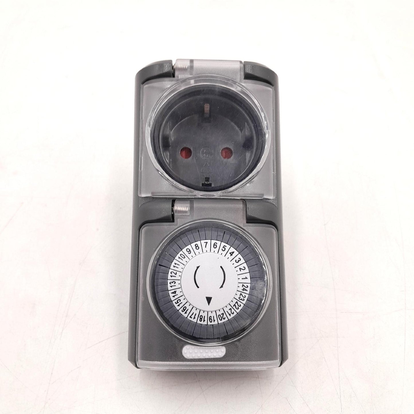 4smile Zeitschaltuhr Steckdose Außenbereich Elektronik IP44 Timer Analog Präz