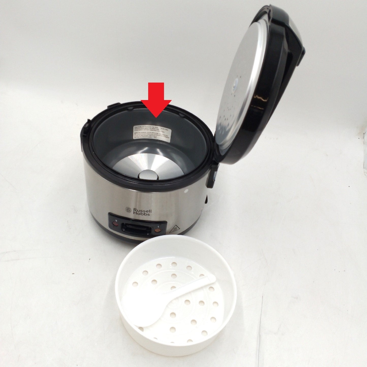 Russell Hobbs Reiskocher 12l Dampfgarer Klappdeckel Ohne Top