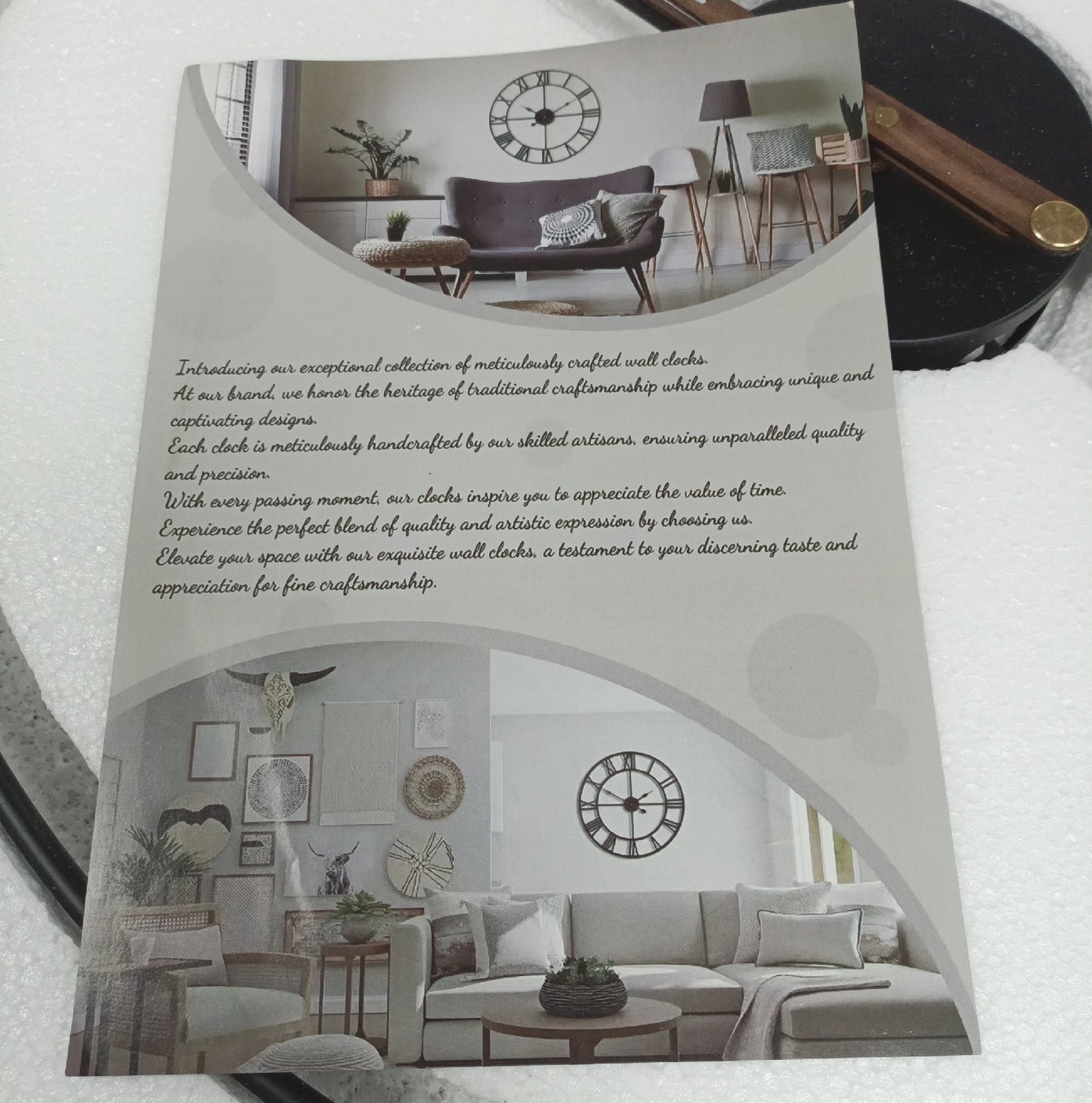 Moderne Pendeluhr Wanduhren große Wohnzimmer Küche Büro Schlafzimmer Design elegant groß