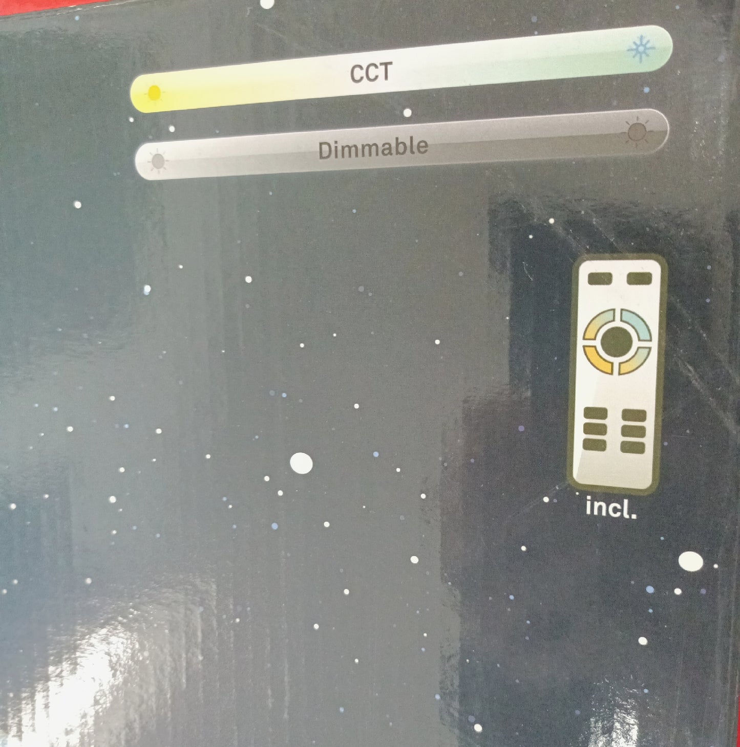 Briloner LED Deckenleuchte Leuchten Sternendekor dimmbar moderne Beleuchtung