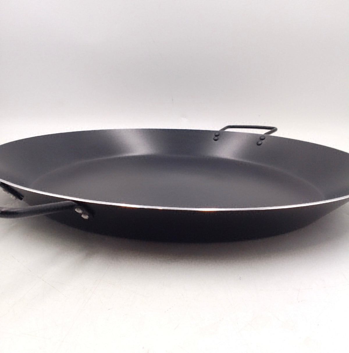 Ibili Paellera Paellapfanne 14 Personen Ø 50 cm Schwarz Paella Pfanne Servierpfanne