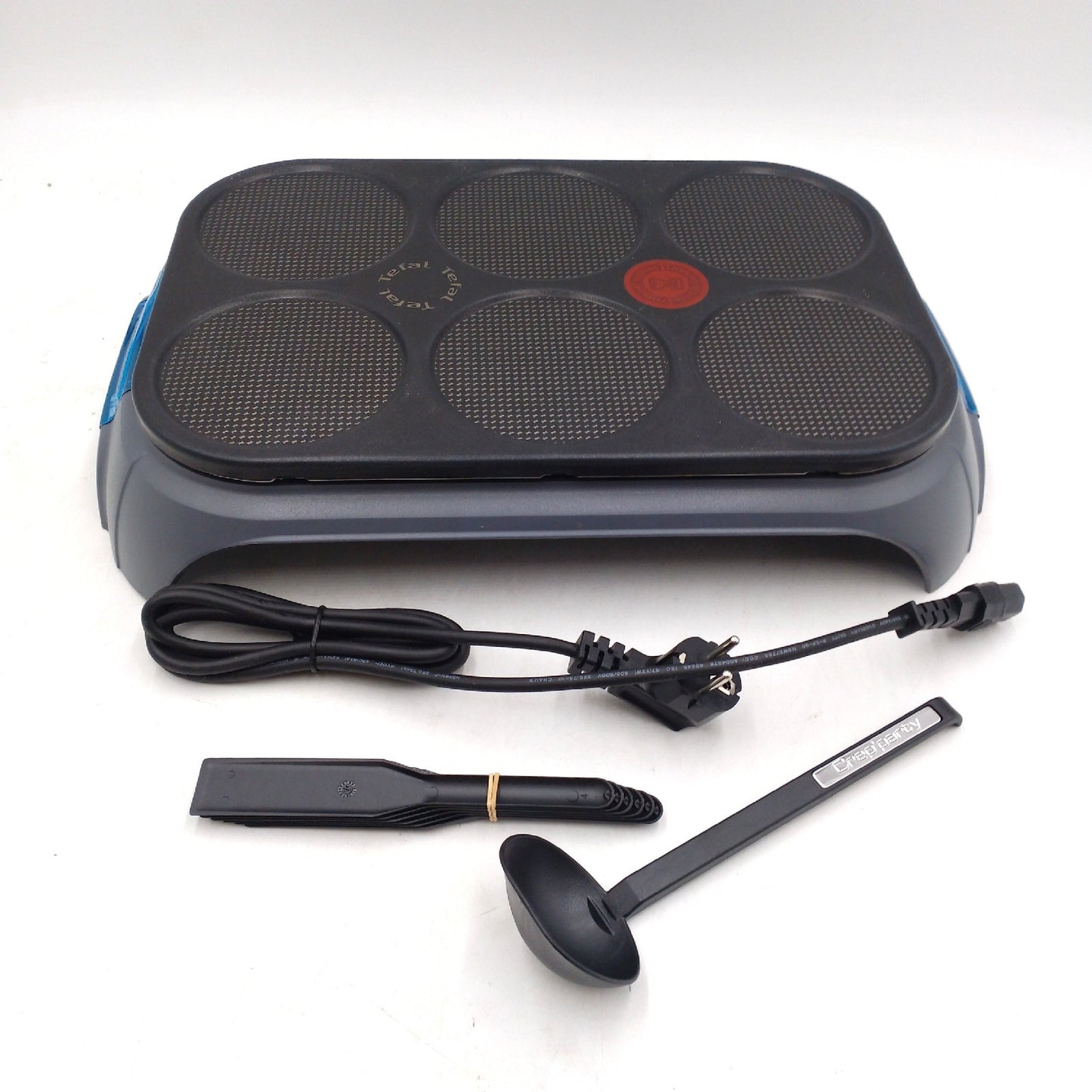 Tefal Platten Set Küchengeräte Crep Party 6 Personen Antihaftbeschichtung
