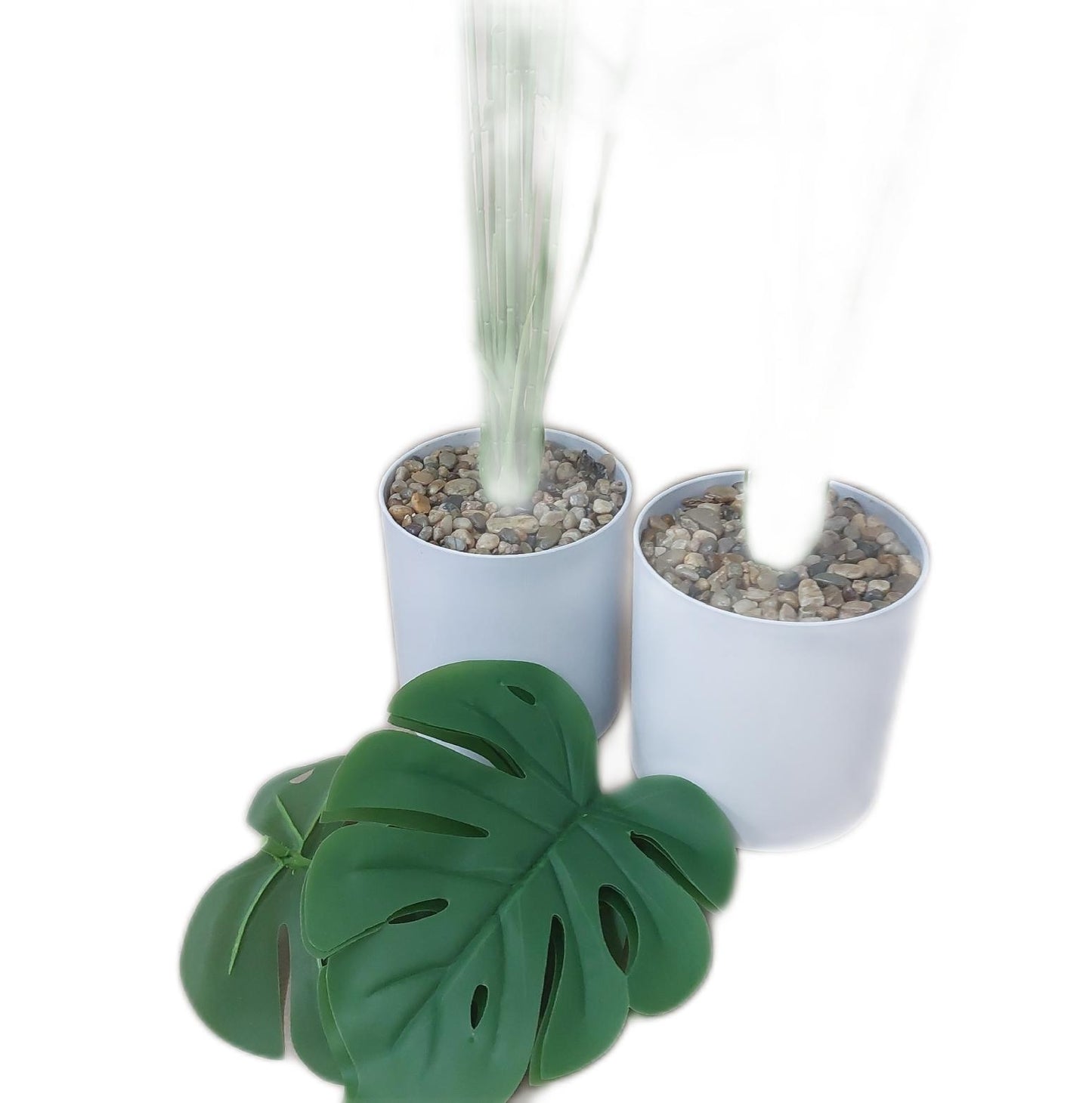 Joyblossom Kunstpflanze Zimmerpflanzen Monstera 73cm Großer Topf Dekoration Zuhause