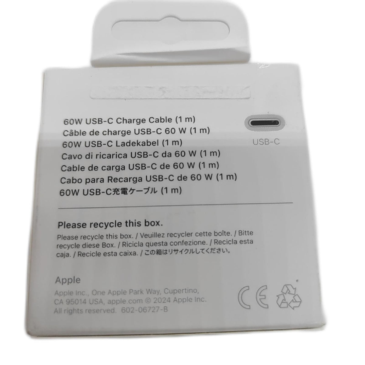 Apple 60W USB C Ladekabel 1 m kompatibel mit iPhone iPad MacBook hochwertig langlebig
