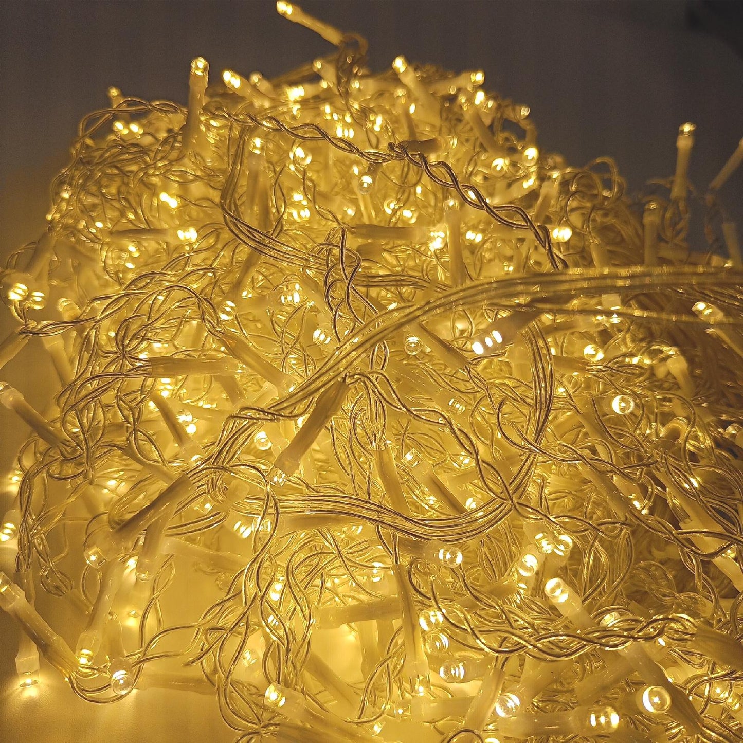 Lighting Lichtervorhang Beleuchtung Eisregen 15m 600 LED Timer IP44 außen Garten