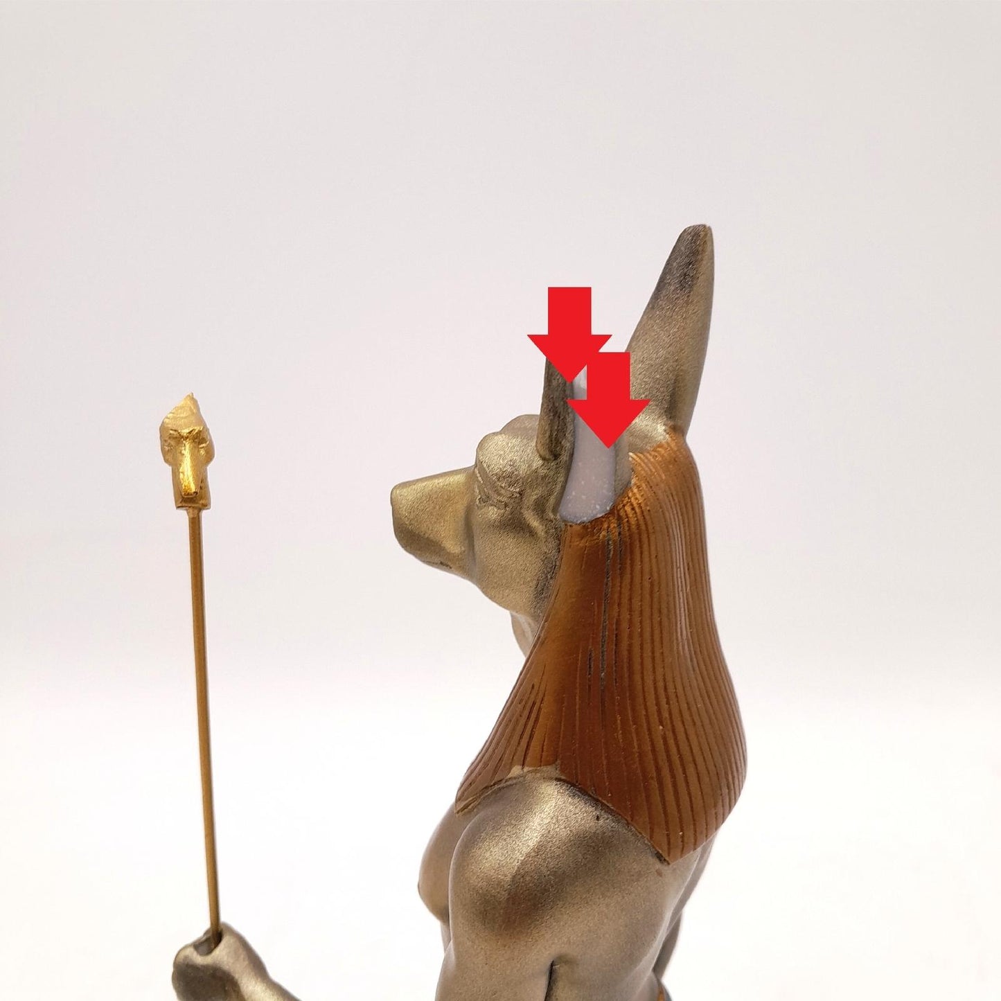 lachise Anubis Statue Dekoration Altes Ägypten ägyptische Gott Hundekopf