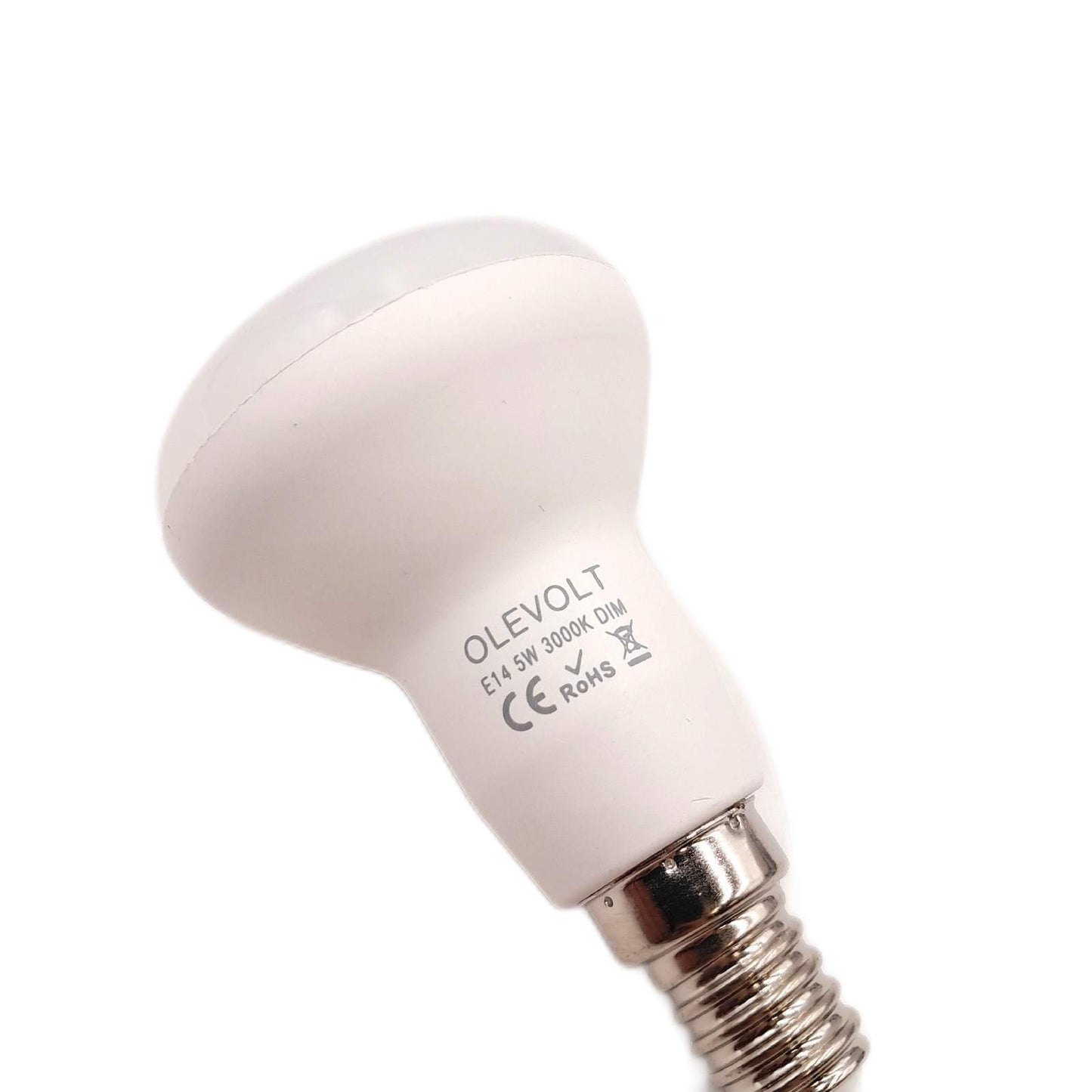 OLEVOLT E14 LED Lampe Dimmbar 5W 550 Lumen LED Glühbirne E14 40W Äquivalent Energiespar Warmweiß