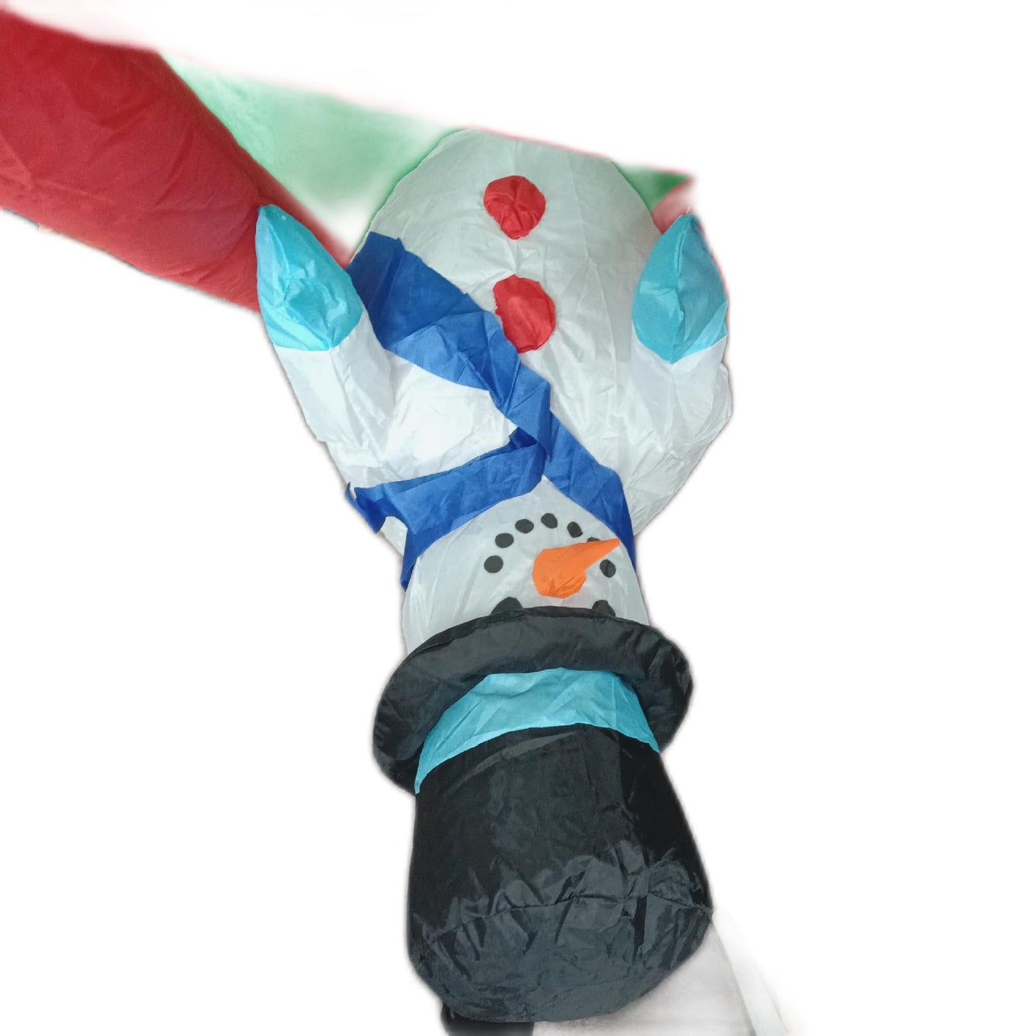 XXL Aufblasbarer Weihnachtsbaum Dekoration Pinguin Weihnachtsmann Schneemann Festlich Winterspaß