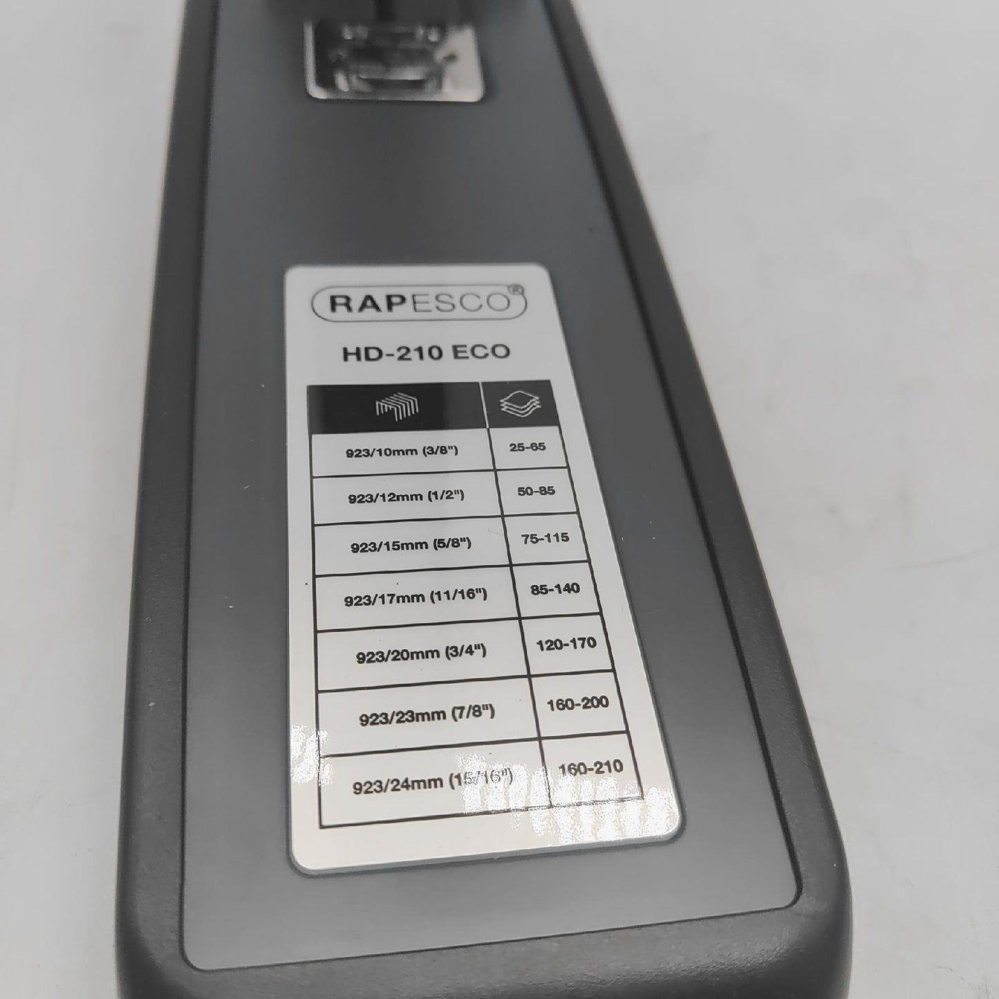 Rapesco Heftgerät Bürobedarf 1551 ECO HD 210 Blatt Heftleistung Hochleistung Heften