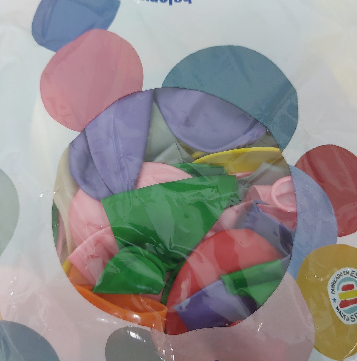 QILZO Ballons Partydeko 100 Stück Metallic Farben Made in Spain Jubiläum Feier Dekoration