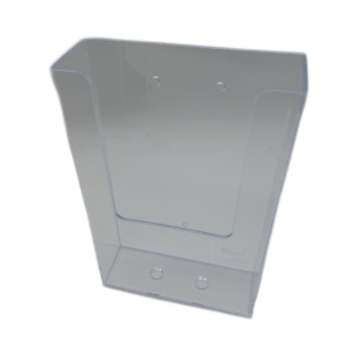 helit H2350002 - the help wall Wandprospekthalter 1 x 1/3 DIN A6 transparent 1 Stück