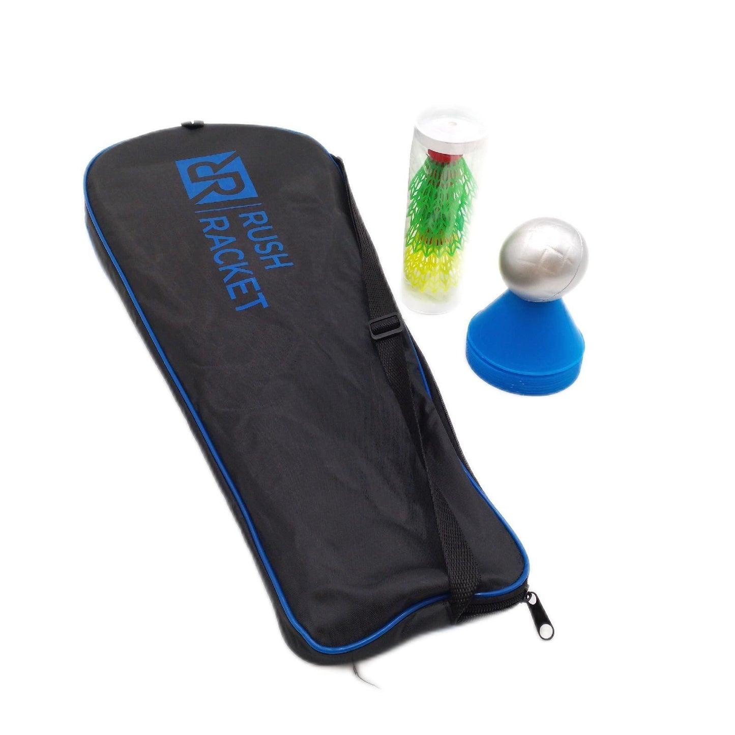 Rush Schläger Set Jugend Sport Ausrüstung blau Trainingsset
