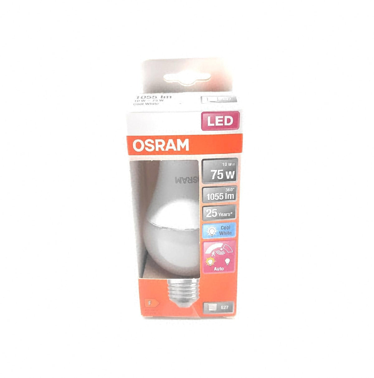 Osram LED Star Classic A 75 Filament LED Leuchtmittel 4000 K E27 mit Bewegungsmelder