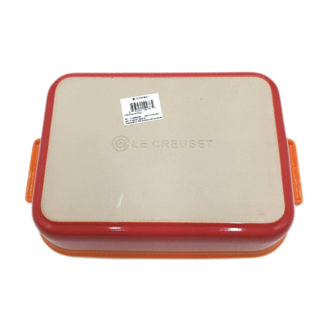 Le Creuset Rechteckige Auflaufform Tradition Steinzeug 26 cm Fassungsvermögen 24 Liter