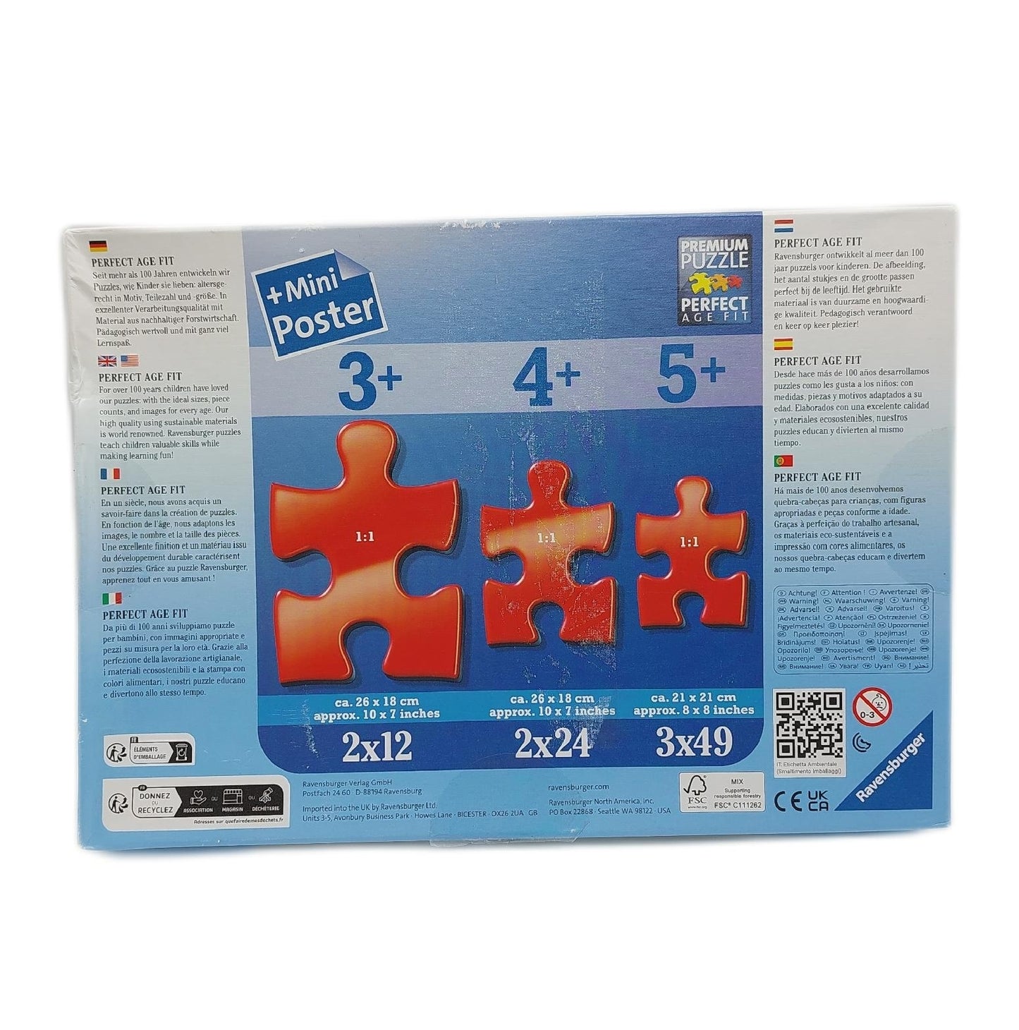 Peppa Puzzle Spiele Spiele und Puzzles 2 x 24 Teile Schule Spaß und Lernen
