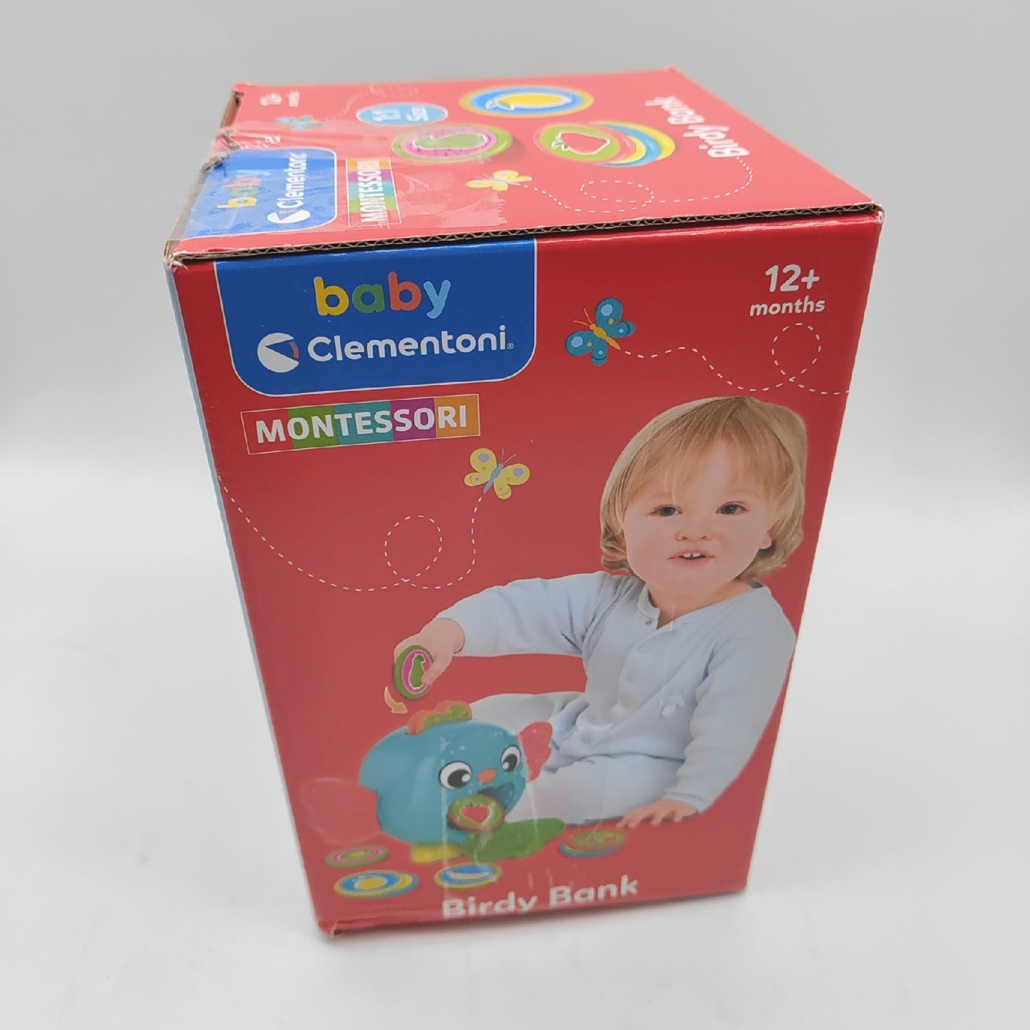 Clementoni Spardose Spielzeug für Kleinkinder Vorschulkinder Der Vogel Montessori Lernen