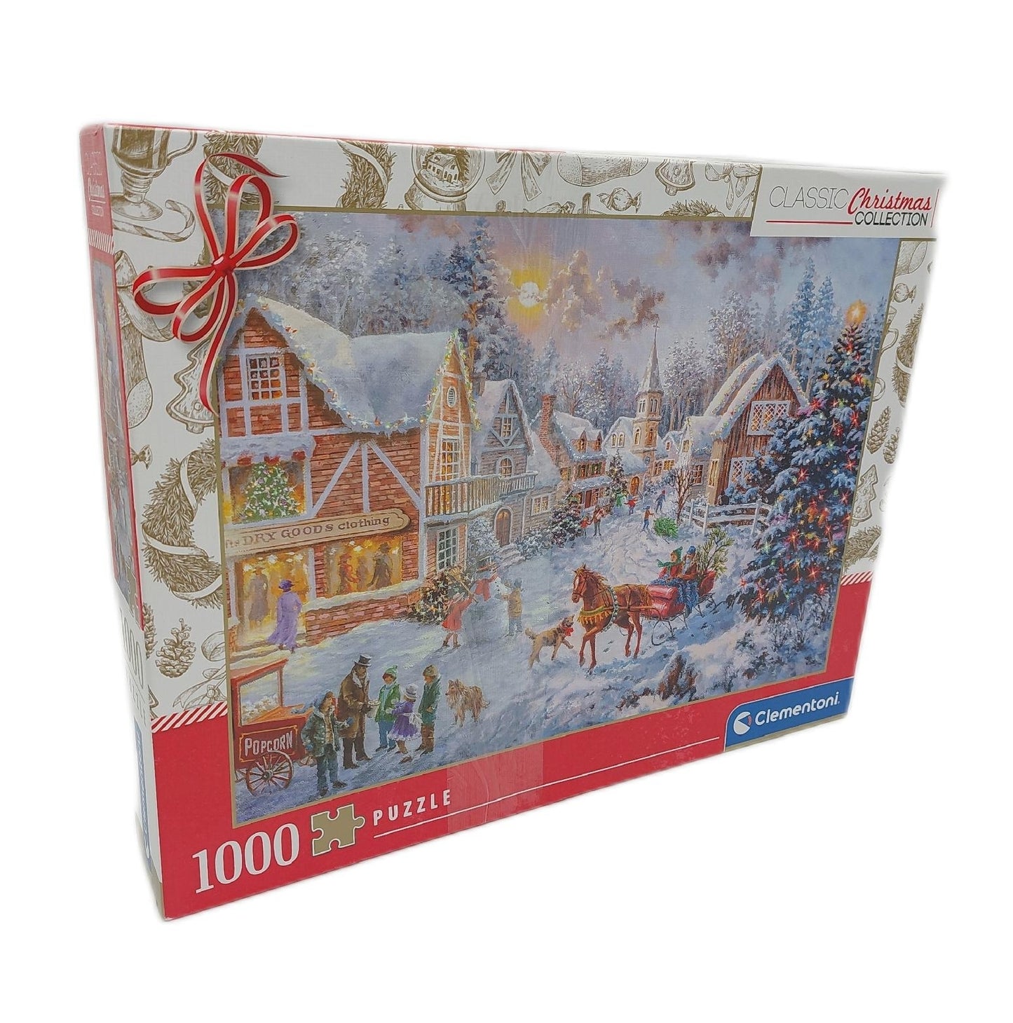 Clementoni Puzzle Gesellschaftsspiel Weihnachten Christmas Puzzle 1000 Teile Festlich
