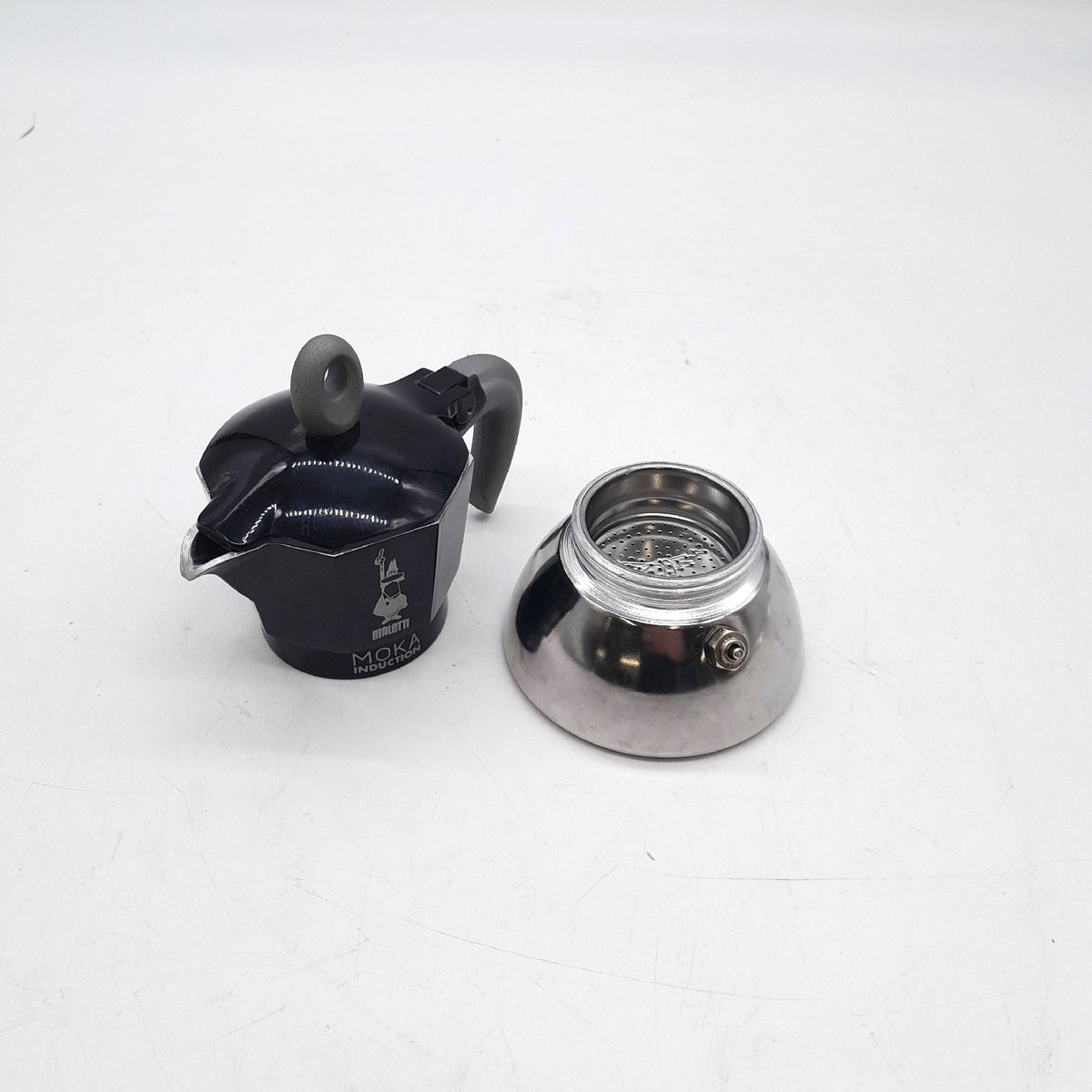 Bialetti Kaffeemaschine Induktion 2 Tassen 100 ml Für alle Herdarten Mokka Kaffee