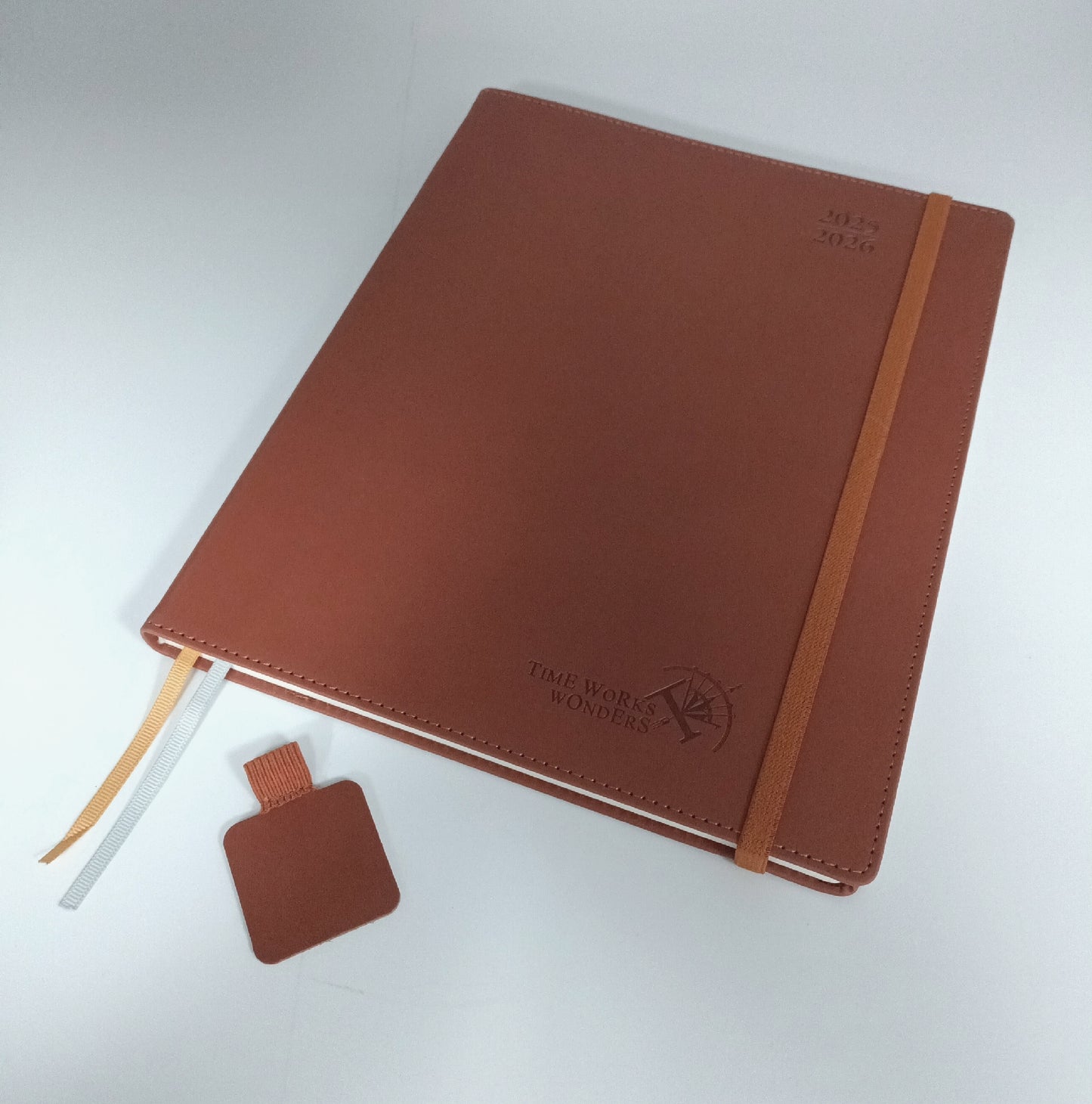Poprun Kalender Wochenplaner Büro 2025 2026 Softcover PU Leder Terminplanung Organizer