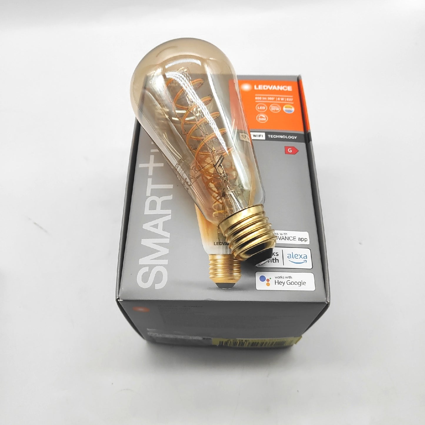 LEDVANCE SMART+ WIFI LED Lampe Gold Tönung 8W 650lm Form 64mm Classic