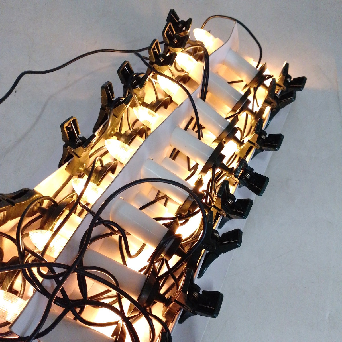 Konstsmide LED Baumkette Topbirnen teilbarer Stecker 16 warm weiße Dioden 230V Innen grünes Kabel - 2010-020