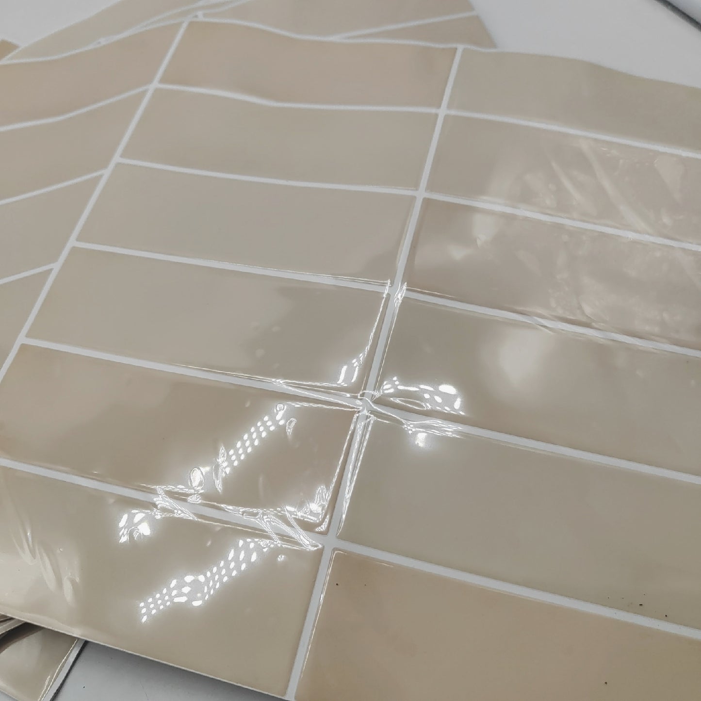 Yoillione 3D Fliesenaufkleber Bad Küche Upgrade Dickere selbstklebend wasserfest langlebig