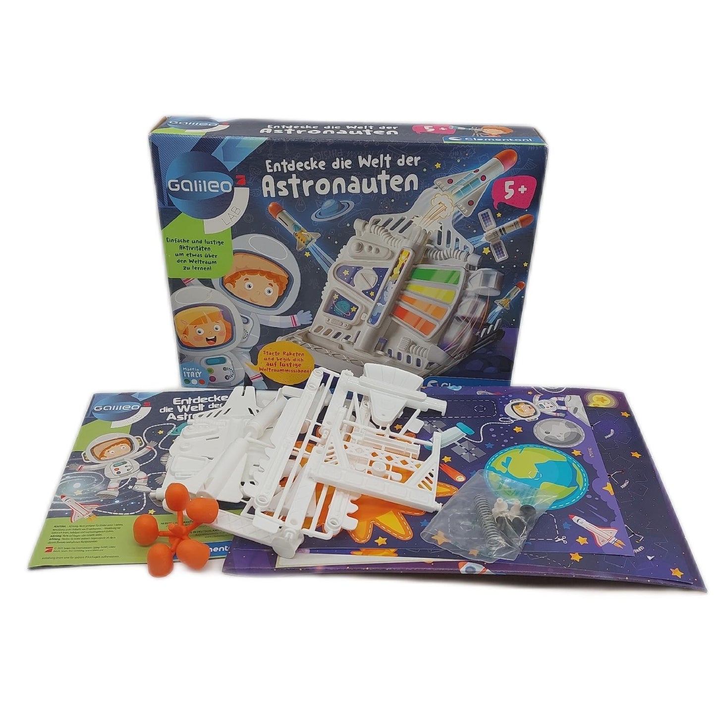 Clementoni Experimentierkasten Kinderweltall Galileo Lab Entdecke die Welt der Astronauten