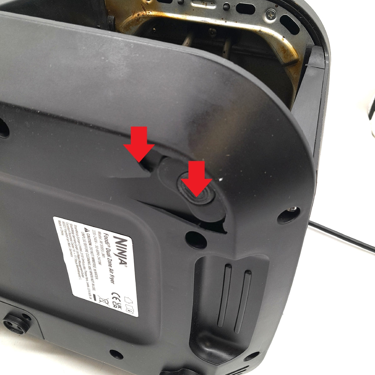 Ninja Heißluft Fritteuse Küchengeräte AF300EU Schwarz Multifunktional