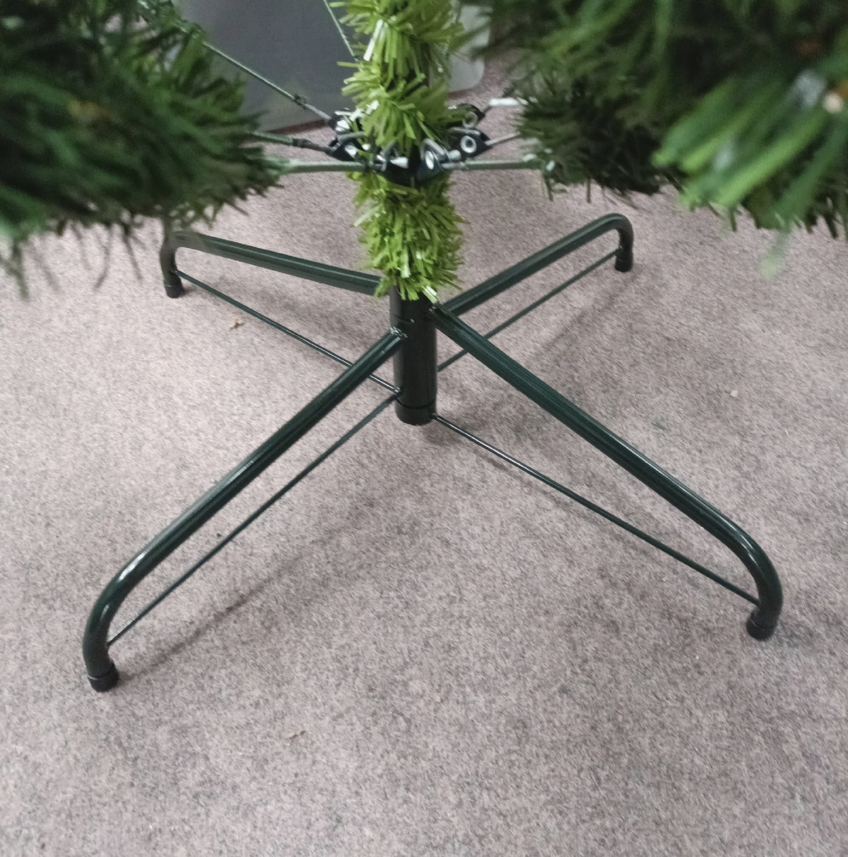 Uten Bleistift Weihnachtsbaum 180 cm, Realistischens PE Innendekoration Künstlicher Tannenbaum, PE & PVC 600 Natürlich Aussehende Spitzen, Aufklappbare Zweigen, 2 Arten Zweigen, Wiederverwendbar