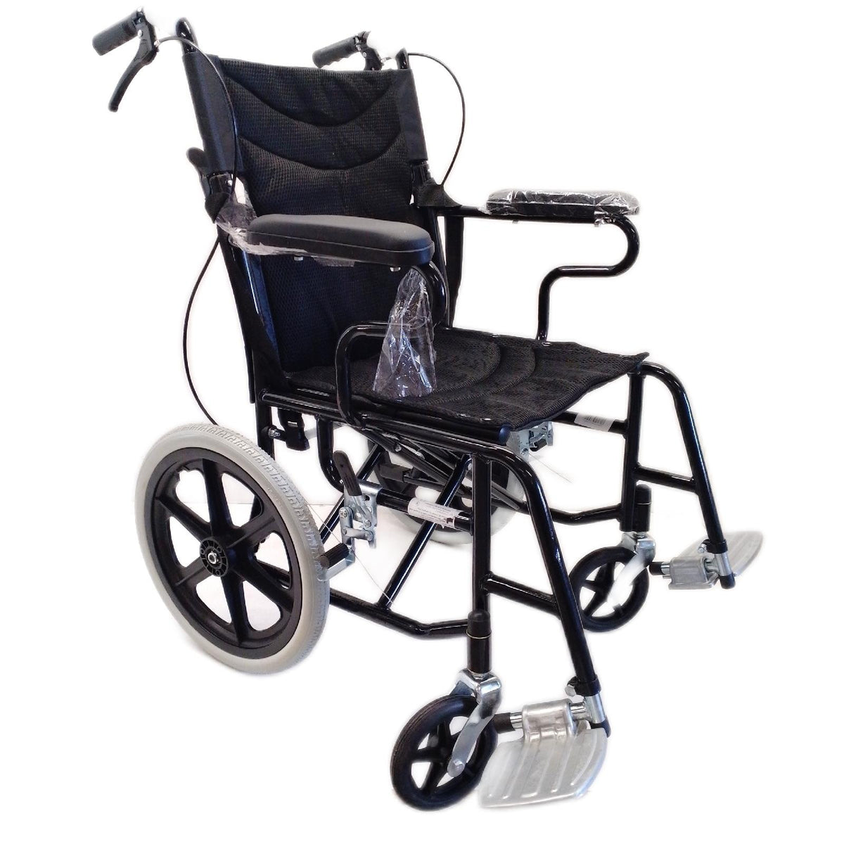 Quirumed klappbarer Rollstuhl Transporthilfe Mobilität Abnehmbare Fußstütze