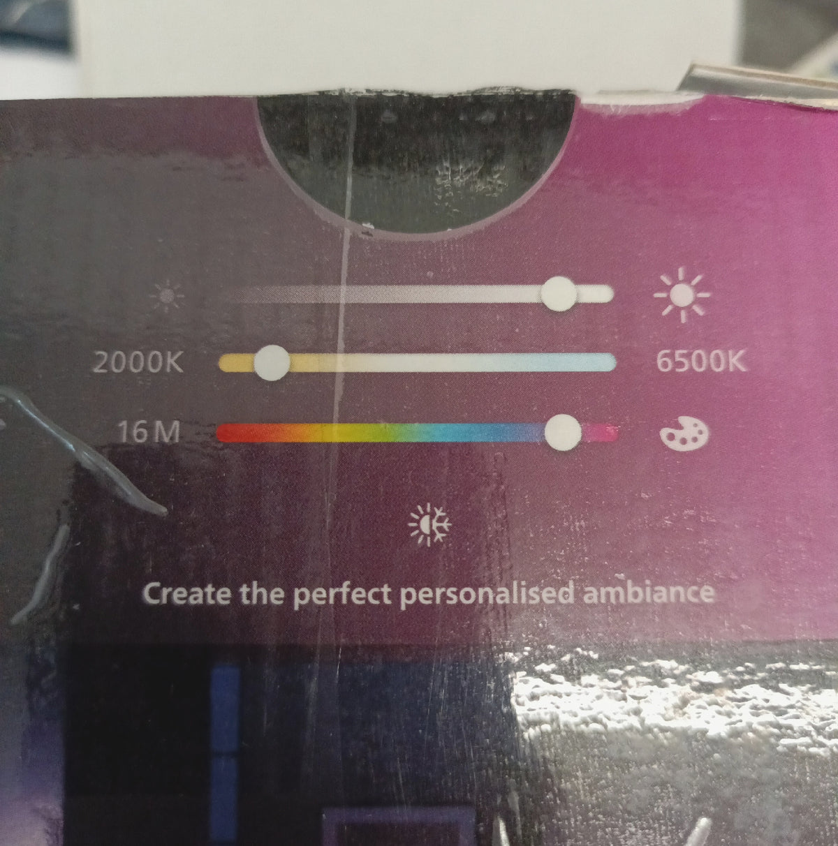 Philips Hue Gradient Signe Tischleuchte weiß 730 Lumen 16 Millionen Farben LED Lampe
