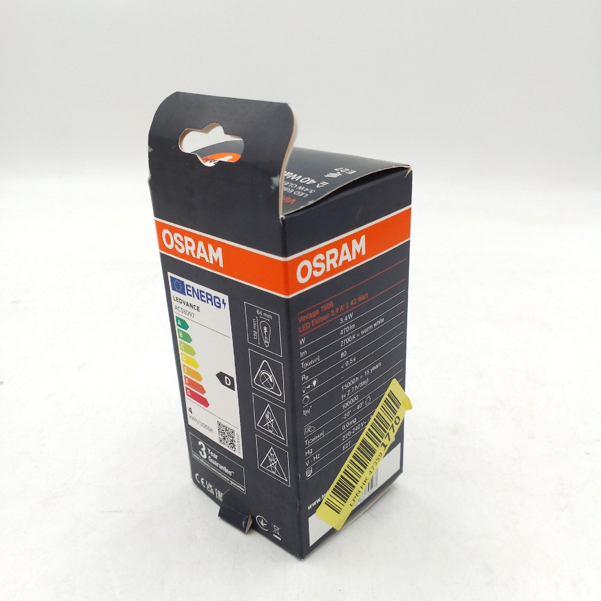 Osram LED Glühbirne Beleuchtung Vintage 1906 Spiralförmig Warmweiß Atmosphäre
