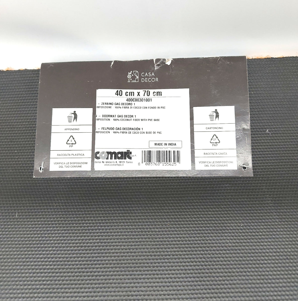 Comart Coconut Gag Fussmatte 40x70 cm Lustige Fussmatte mit witzigen Aufdrucken