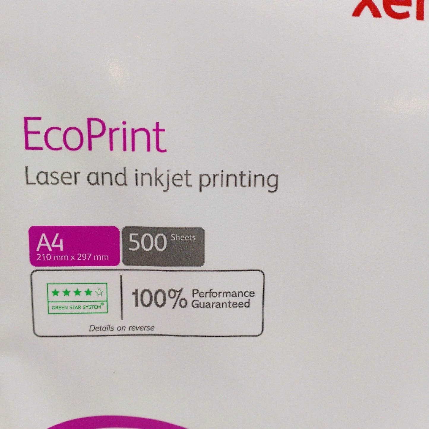 Xerox EcoPrint Kopierpapier 75gm² A4 weiß holzfrei ECF 1 Karton 5 Packungen Copy