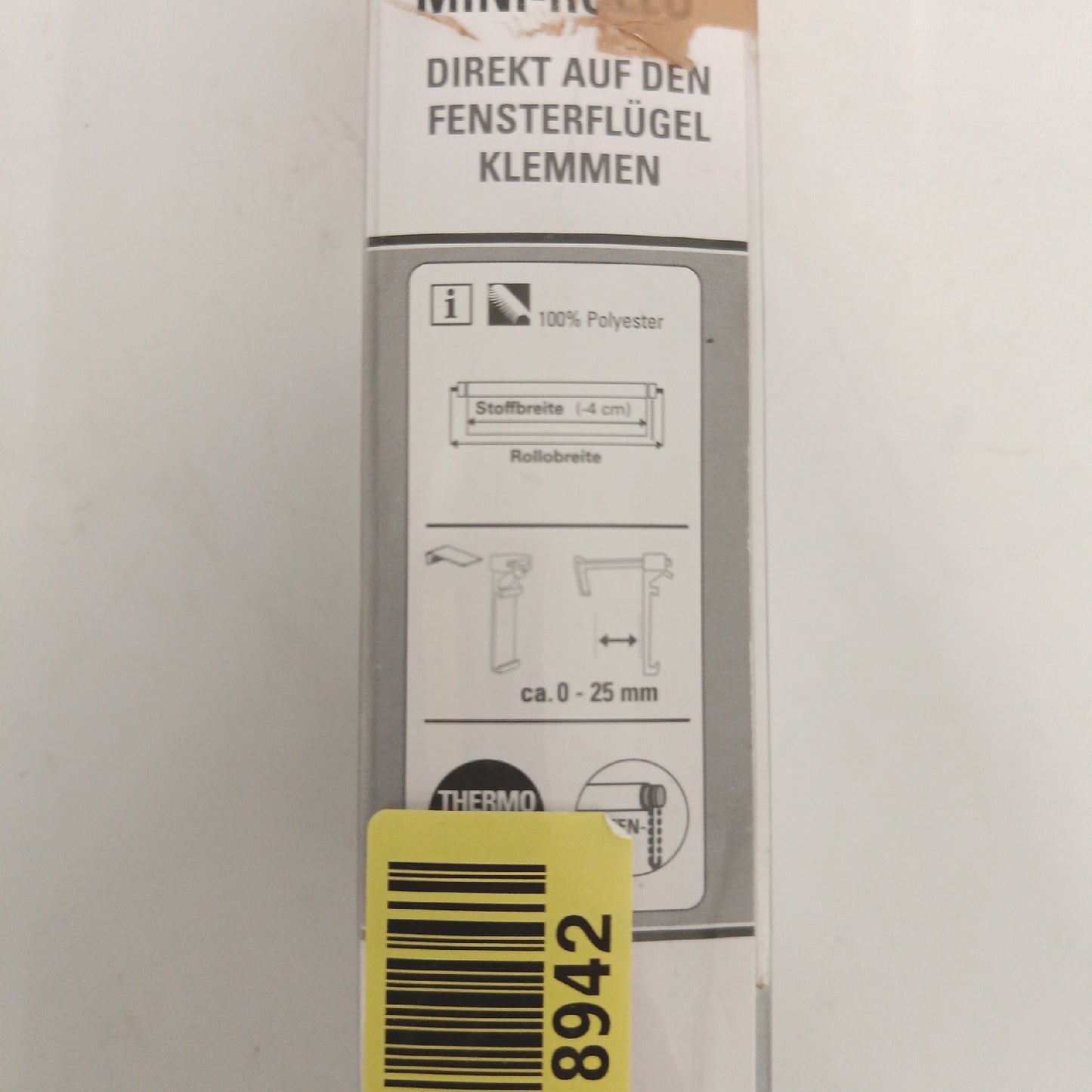 Deco Company Store Thermische Rollos ohne Bohren Thermische Rollos mit Umkehrfunktion",
