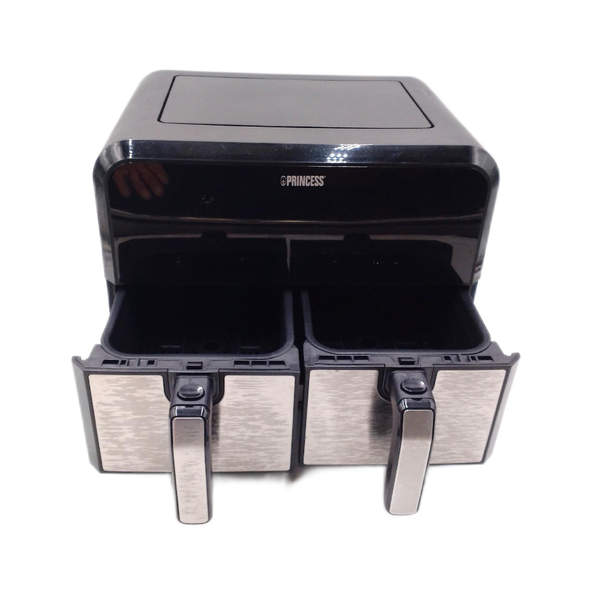 Princess Heissluftfritteuse Doppelkammer 2x4 L Dual Airfryer 8 L 8 Programme Temperatursteuerung 200 Grad Gebraucht
